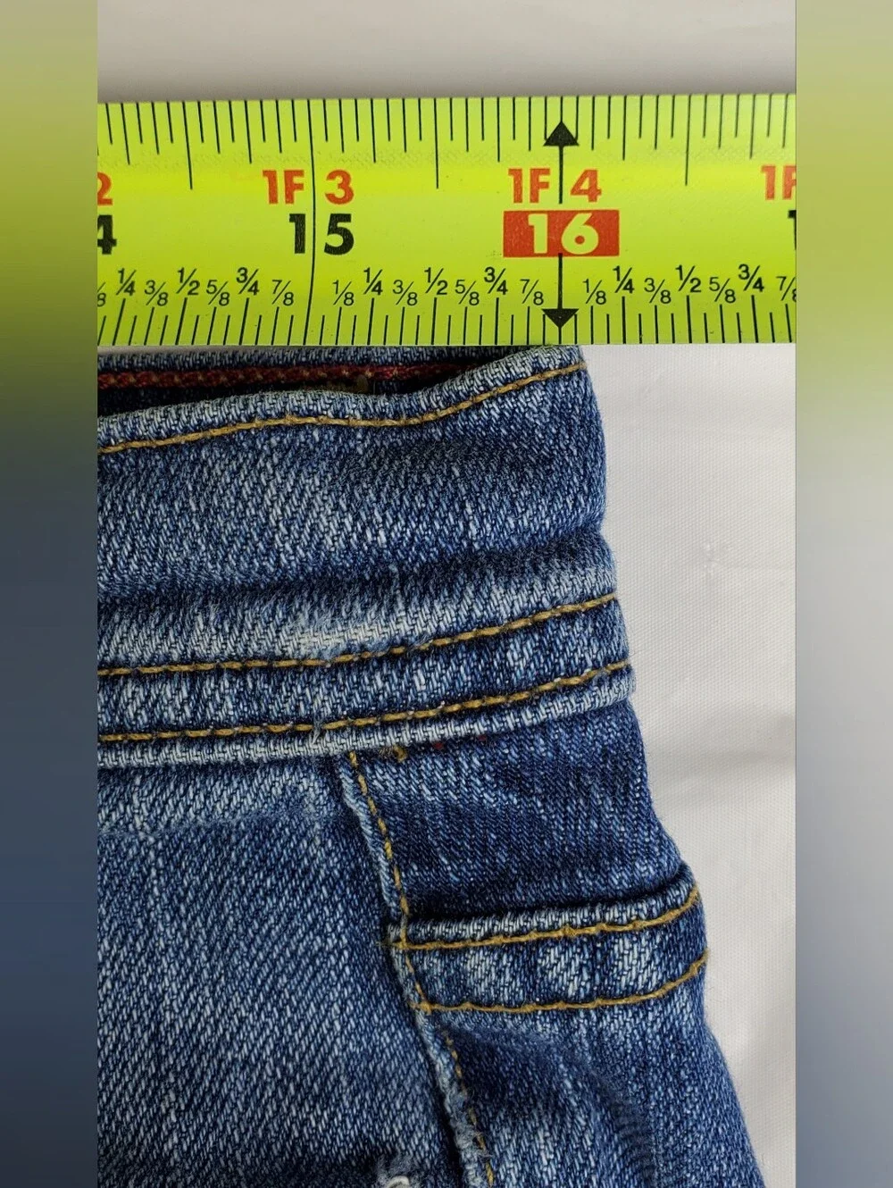 JCrew VTG Y2K Womens Distressed Stretch Boot Cut Jeans USA Made - Size 8 - GUC